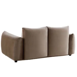 Gianni Two Seater Sofa, Mink Velvet -Best Furniture Shop BOSF 9678 TAUPE VEL 2ST WB4
