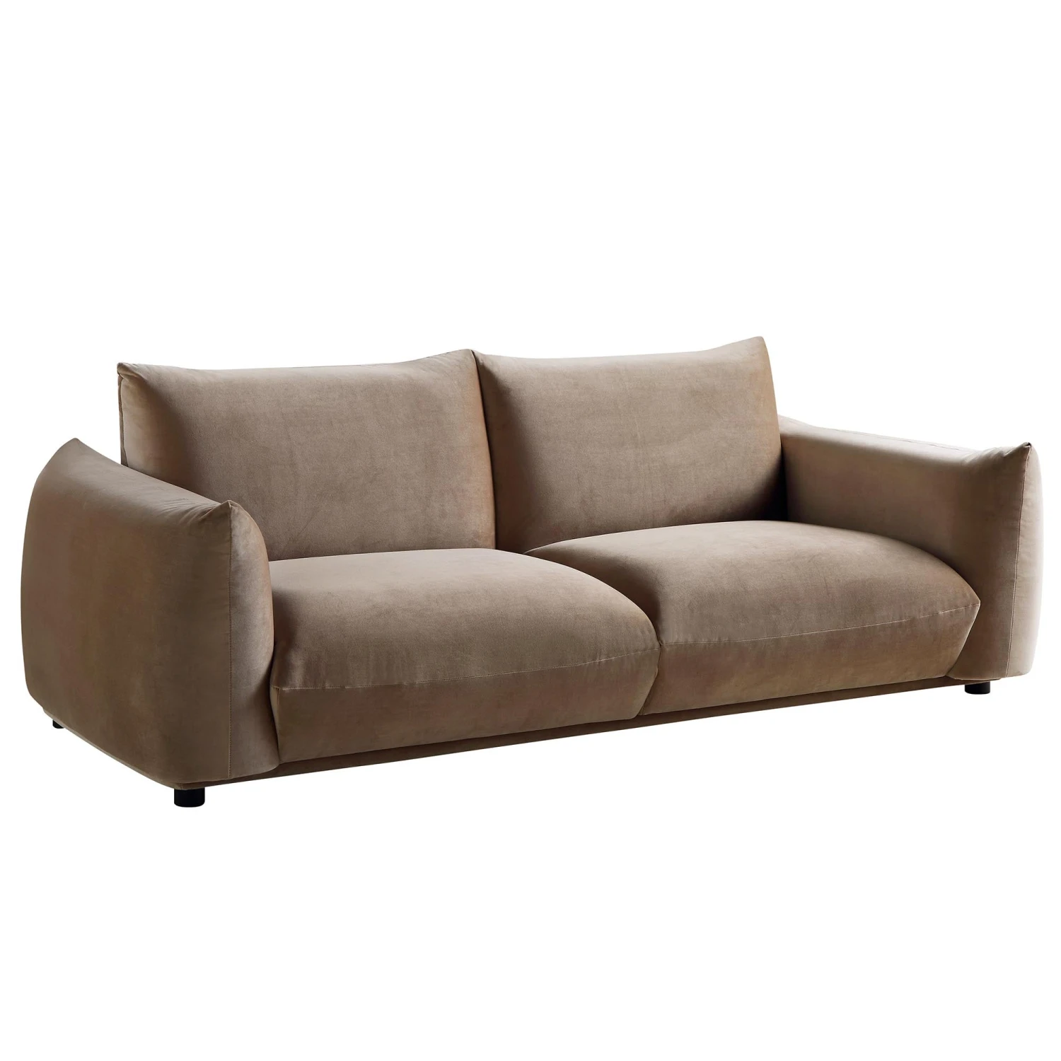 Gianni Three Seater Sofa, Mink Velvet 6 Gianni Three Seater Sofa, Mink Velvet - Image 6