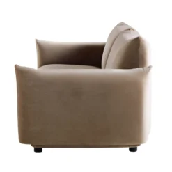 Gianni Three Seater Sofa, Mink Velvet 21 Gianni Three Seater Sofa, Mink Velvet -Best Furniture Shop BOSF 9678 TAUPE VEL 3ST WB4