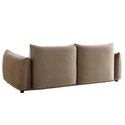 Gianni Three Seater Sofa, Mink Velvet 22 Gianni Three Seater Sofa, Mink Velvet -Best Furniture Shop BOSF 9678 TAUPE VEL 3ST WB5