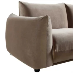 Gianni Three Seater Sofa, Mink Velvet 23 Gianni Three Seater Sofa, Mink Velvet -Best Furniture Shop BOSF 9678 TAUPE VEL 3ST detail1