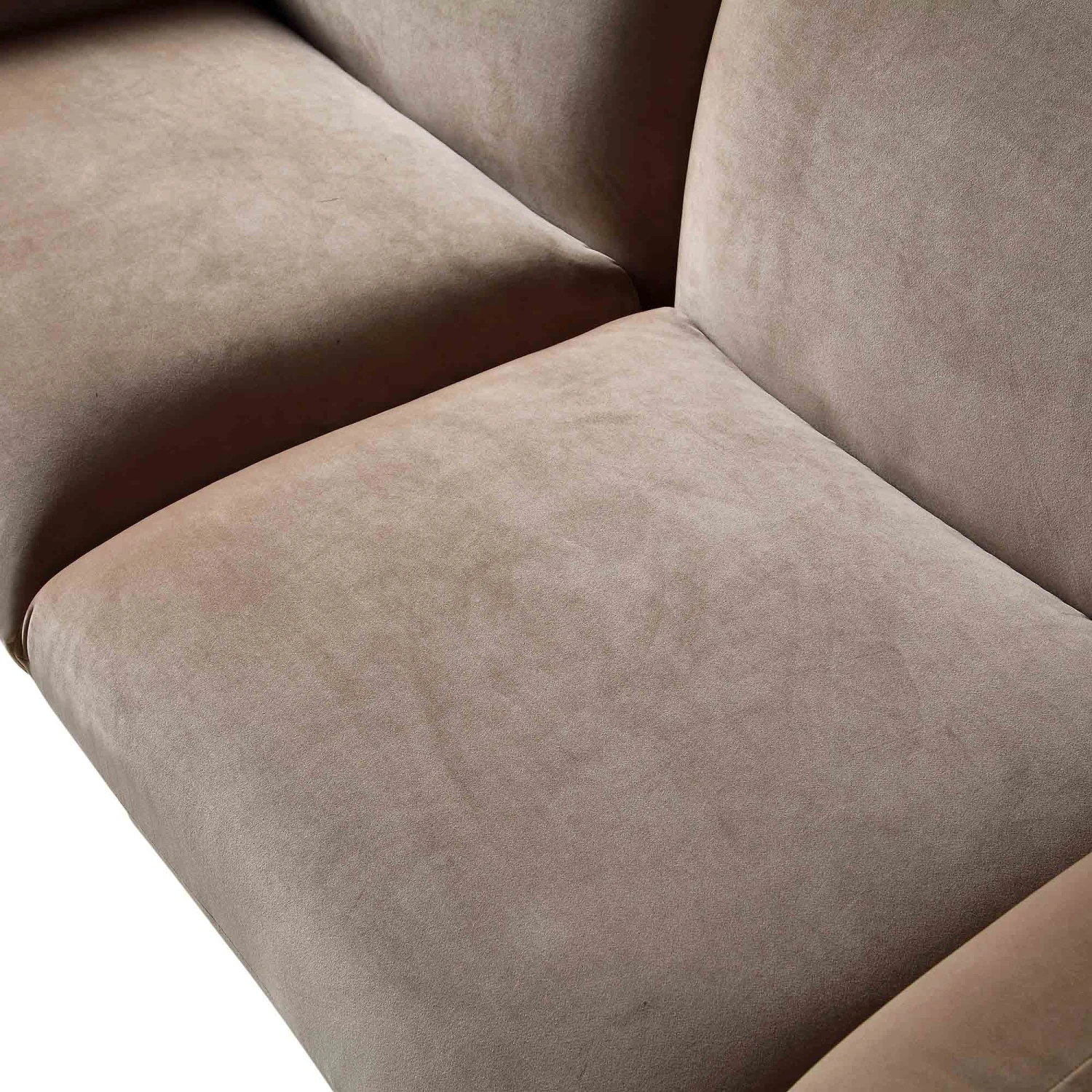 Gianni Three Seater Sofa, Mink Velvet 12 Gianni Three Seater Sofa, Mink Velvet - Image 12