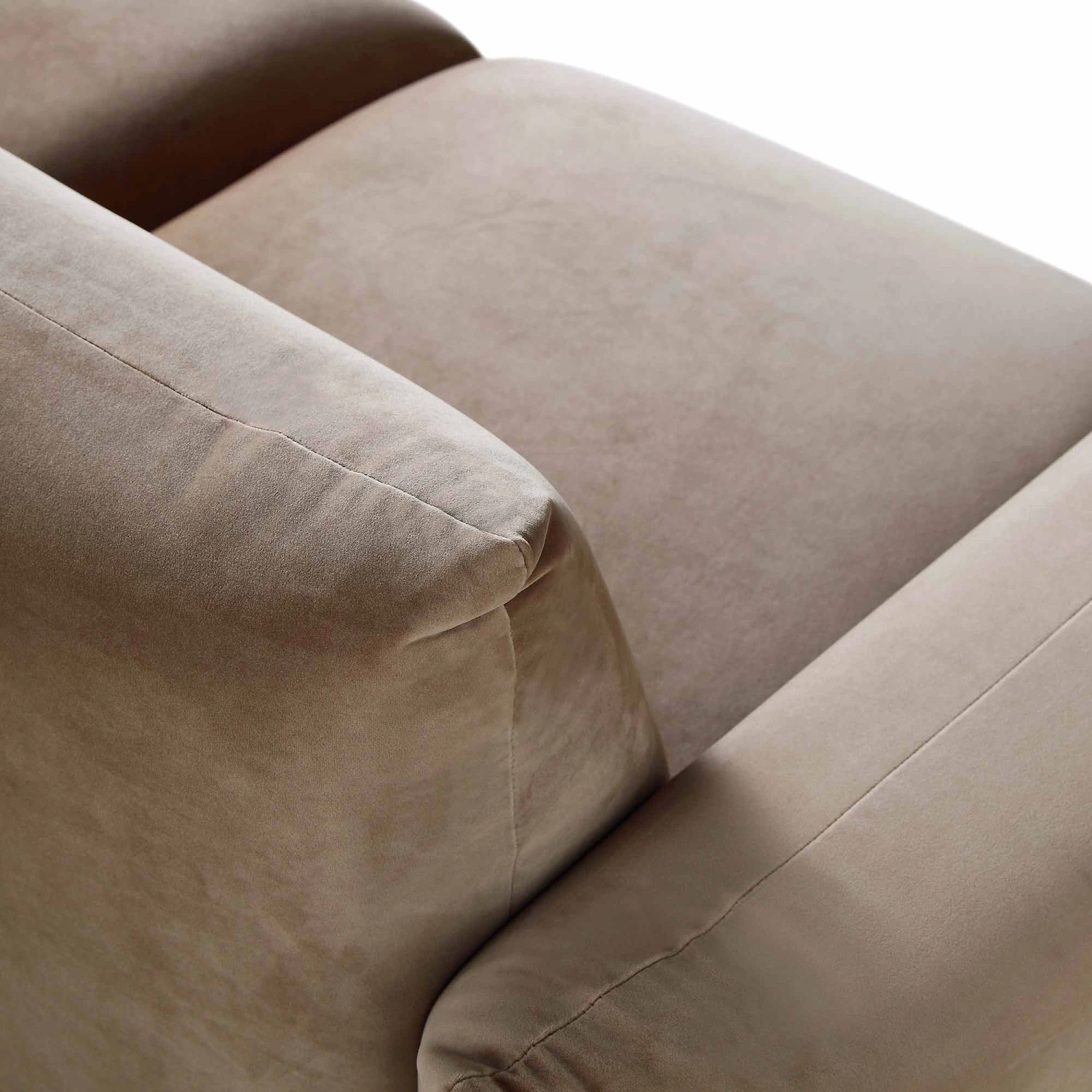 Gianni Three Seater Sofa, Mink Velvet 11 Gianni Three Seater Sofa, Mink Velvet - Image 11