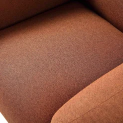 Gianni Armchair, Terracotta Fabric -Best Furniture Shop BOSF 9678 TERRA LIN 1ST detail3