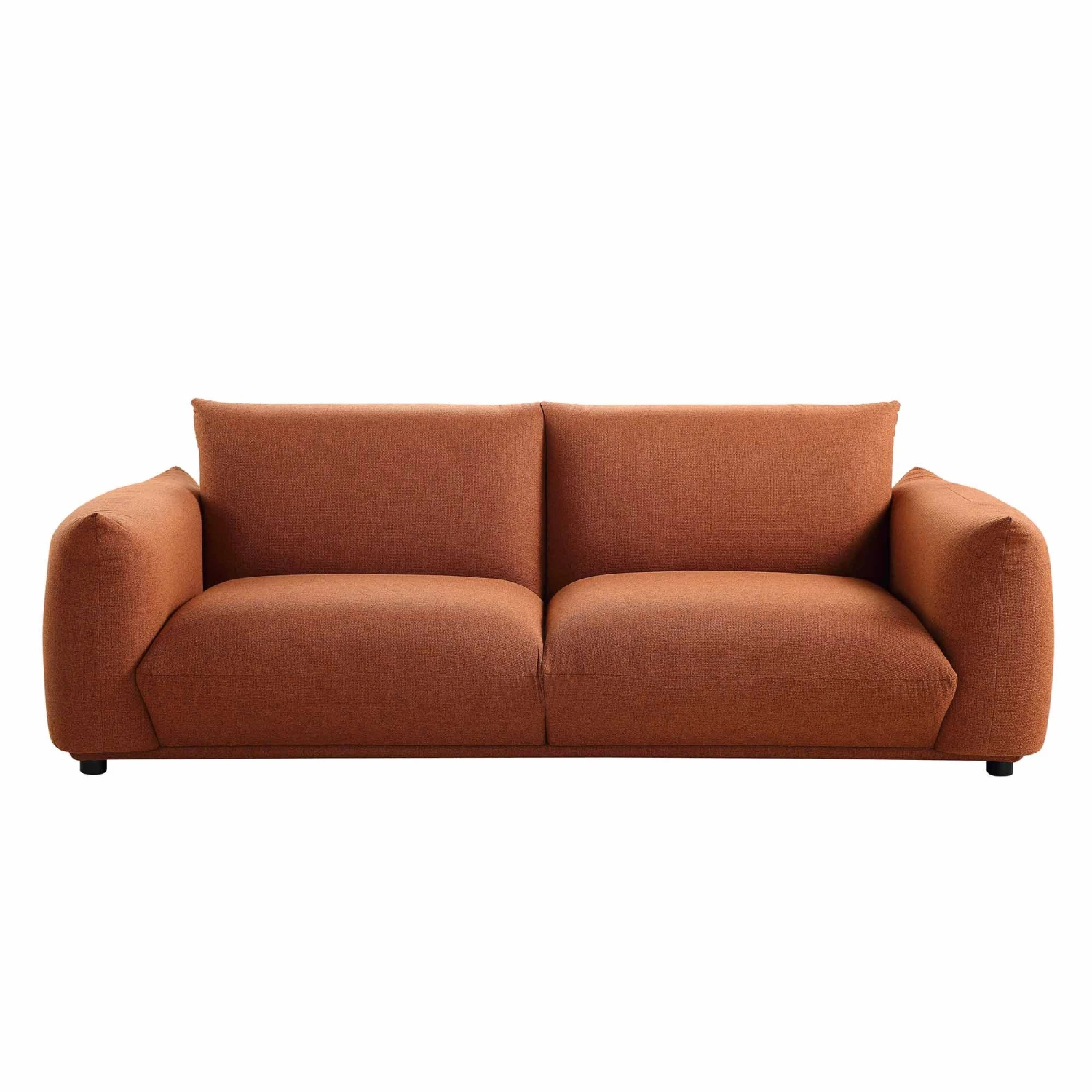 Gianni Three Seater Sofa, Terracotta Fabric 5 Gianni Three Seater Sofa, Terracotta Fabric - Image 5