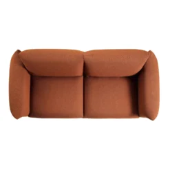 Gianni Three Seater Sofa, Terracotta Fabric 23 Gianni Three Seater Sofa, Terracotta Fabric -Best Furniture Shop BOSF 9678 TERRA LIN 3ST WB3