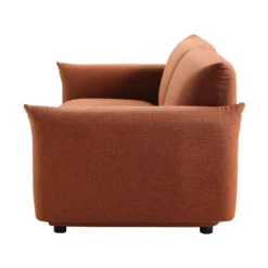 Gianni Three Seater Sofa, Terracotta Fabric 25 Gianni Three Seater Sofa, Terracotta Fabric -Best Furniture Shop BOSF 9678 TERRA LIN 3ST WB6