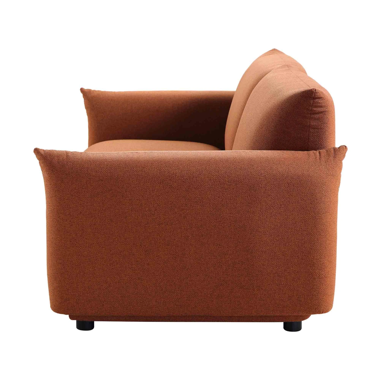 Gianni Three Seater Sofa, Terracotta Fabric 10 Gianni Three Seater Sofa, Terracotta Fabric - Image 10