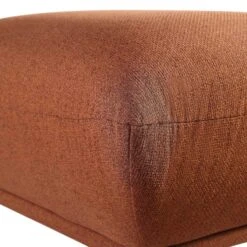 Gianni Pouffe, Terracotta Fabric -Best Furniture Shop BOSF 9678 TERRA LIN STOOL detail1