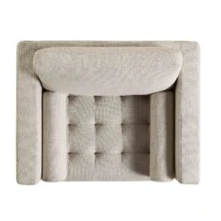 Henrietta Armchair, Beige Woven Fabric 20 Henrietta Armchair, Beige Woven Fabric -Best Furniture Shop BOSF 9680 BEIGE WOV 1ST WB3