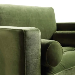 Henrietta Armchair, Moss Green Velvet -Best Furniture Shop BOSF 9680 FERN VEL 1ST detail1