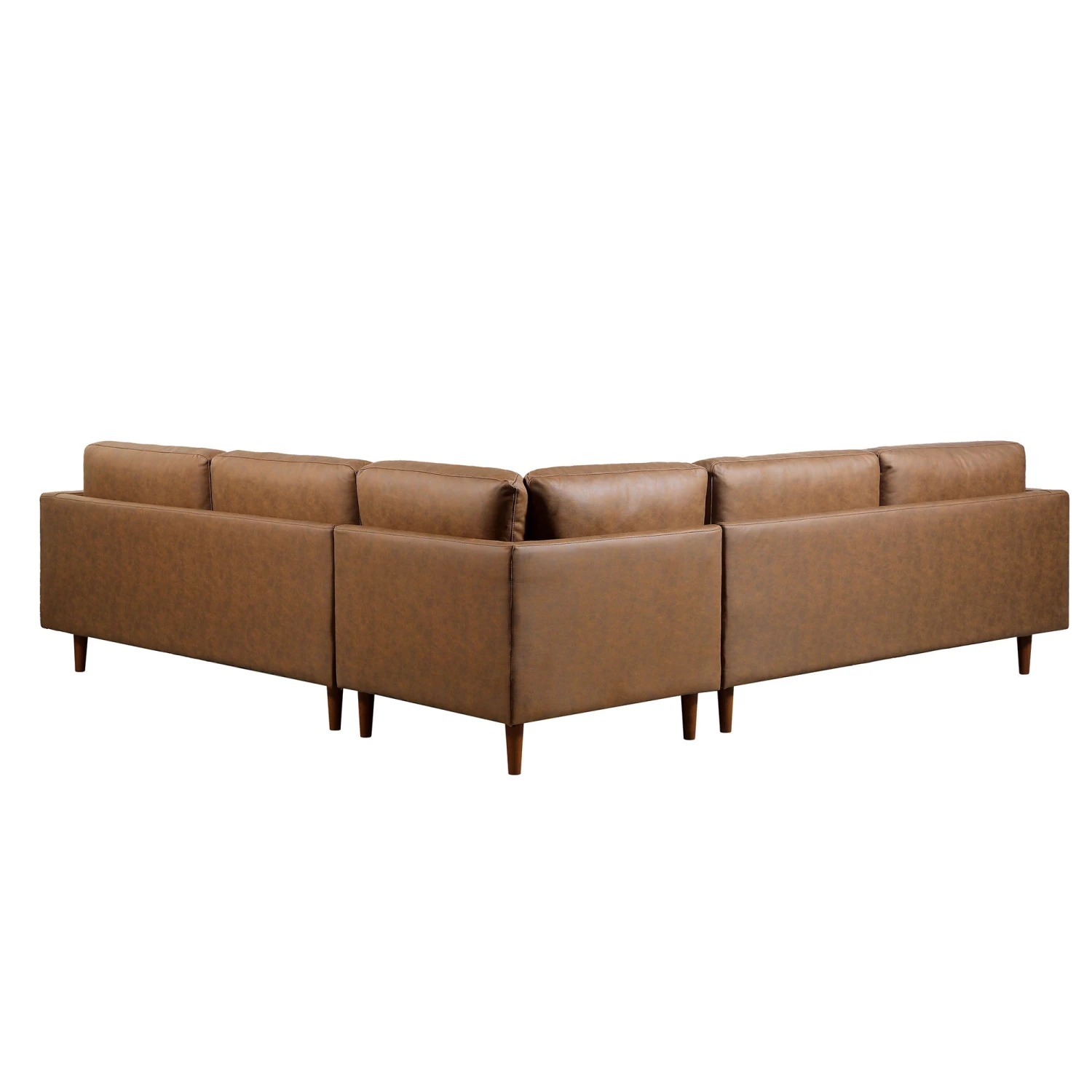 Henrietta 5+Seater Corner Sofa, Tan Faux Suede 11 Henrietta 5+Seater Corner Sofa, Tan Faux Suede - Image 11