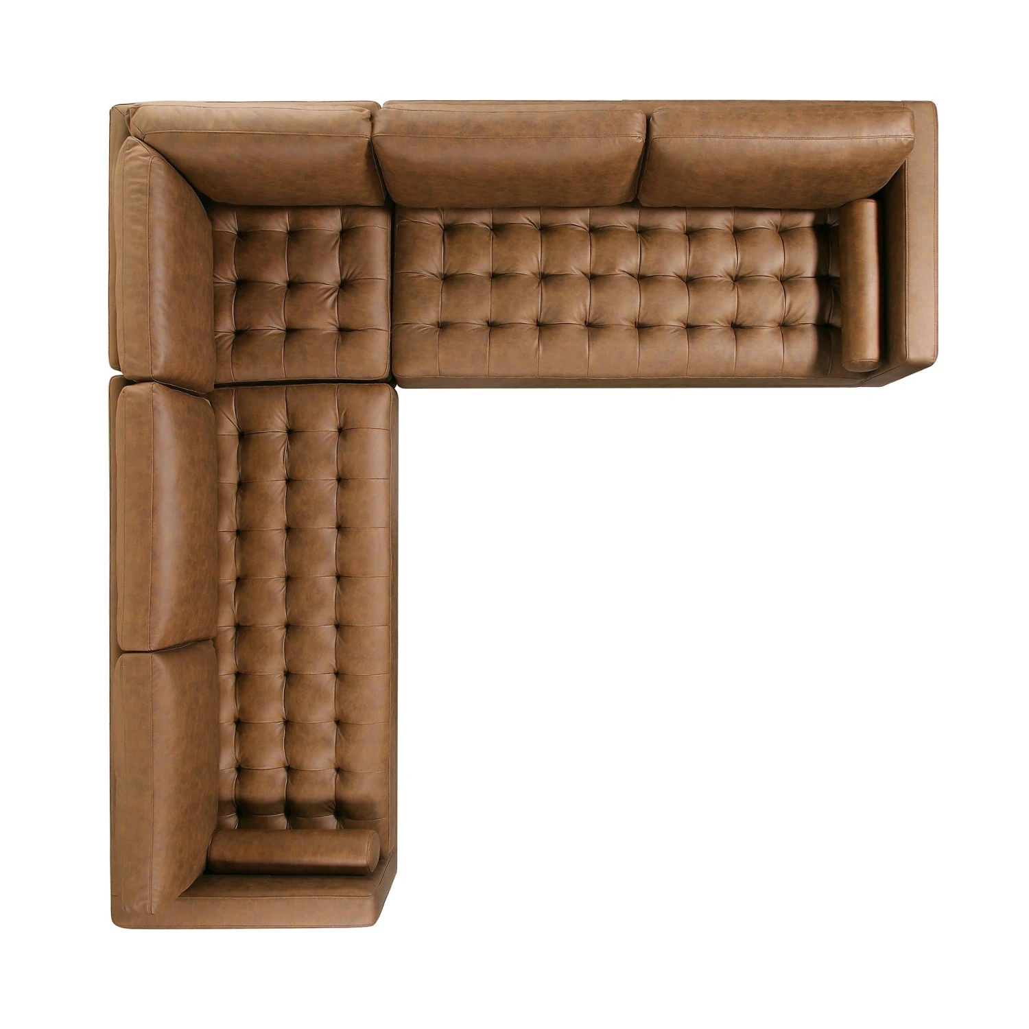 Henrietta 5+Seater Corner Sofa, Tan Faux Suede 10 Henrietta 5+Seater Corner Sofa, Tan Faux Suede - Image 10