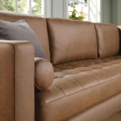 Henrietta 5+Seater Corner Sofa, Tan Faux Suede 19 Henrietta 5+Seater Corner Sofa, Tan Faux Suede -Best Furniture Shop BOSF 9680 TAN FXLT CORNER SET scene4