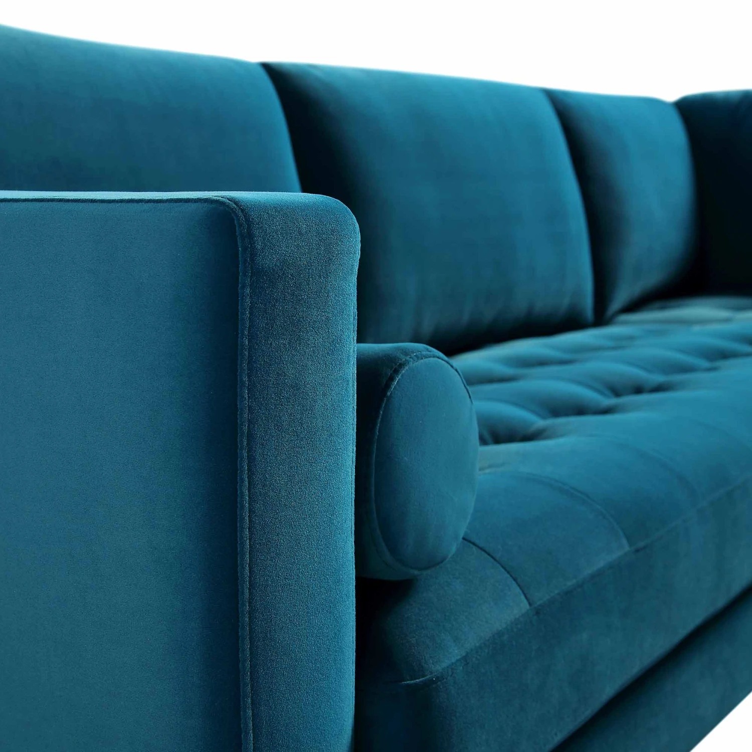 Henrietta 5+Seater Corner Sofa, Teal Velvet 11 Henrietta 5+Seater Corner Sofa, Teal Velvet - Image 11