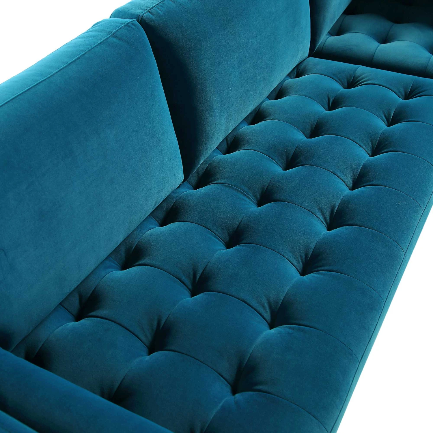 Henrietta 5+Seater Corner Sofa, Teal Velvet 12 Henrietta 5+Seater Corner Sofa, Teal Velvet - Image 12