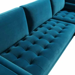 Henrietta Grand 4-Seater LHF Chaise End Sofa, Teal Velvet 21 Henrietta Grand 4-Seater LHF Chaise End Sofa, Teal Velvet -Best Furniture Shop BOSF 9680 TEAL VELRHF detail1 f5526a26 16da 44a8 85cd efda0954a56b
