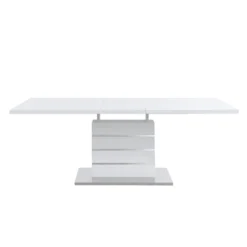 Hayne High Gloss White Extending Dining Table 6 To 8 Seater -Best Furniture Shop BSD 019 5 c3c1da53 abfa 484c 8ec2 9ec3ebd65b09