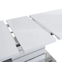 Hayne High Gloss White Extending Dining Table 6 To 8 Seater -Best Furniture Shop BSD 019 detail1 3791f68e a19a 48b8 a33a 45f2855f74ea