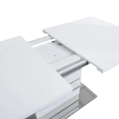 Hayne High Gloss White Extending Dining Table 6 To 8 Seater -Best Furniture Shop BSD 019 detail3 927fd8a2 7a7a 4661 b3c6 62525997d867