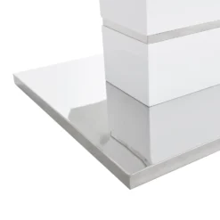 Hayne High Gloss White Extending Dining Table 6 To 8 Seater -Best Furniture Shop BSD 019 detail4 42e1905b a275 4761 9e8d a7f67a01ff98