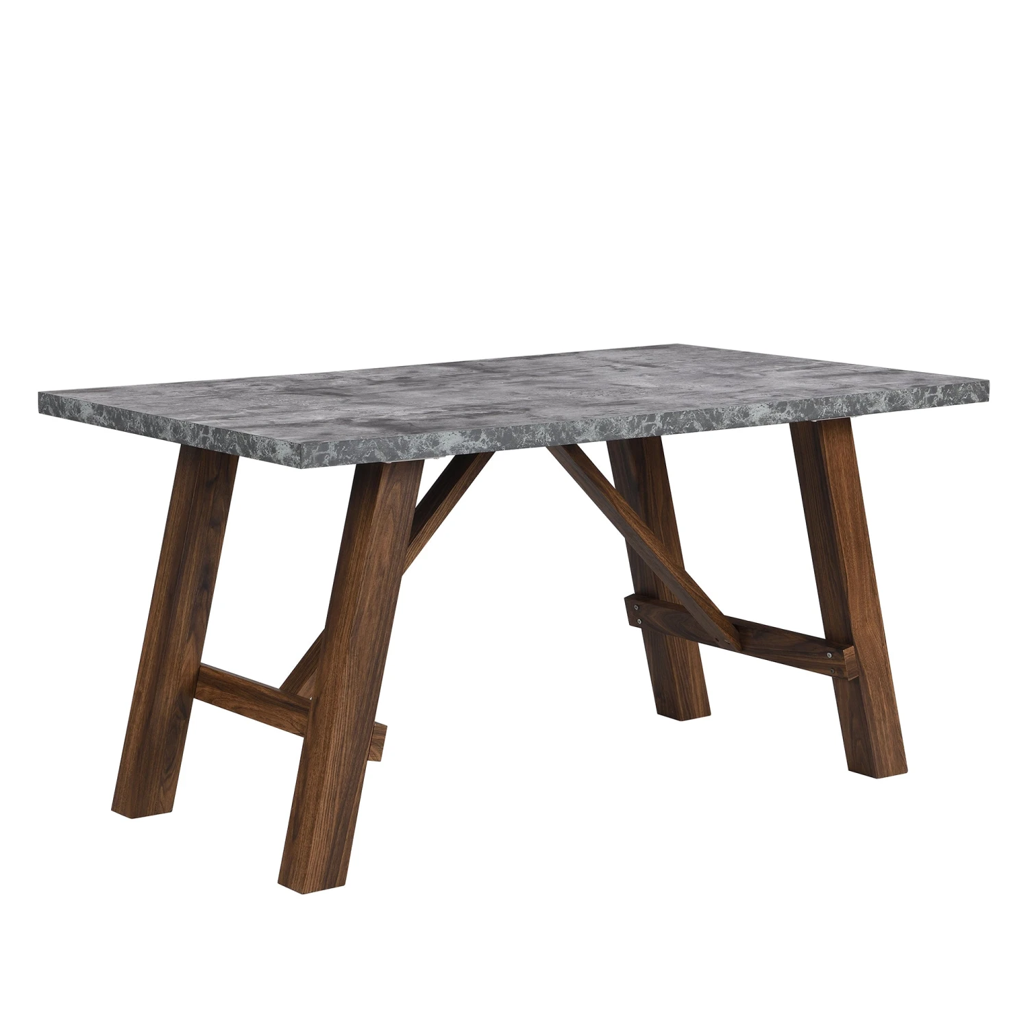 Lambeth Concrete Effect 150cm Dining Table 2 Lambeth Concrete Effect 150cm Dining Table - Image 2
