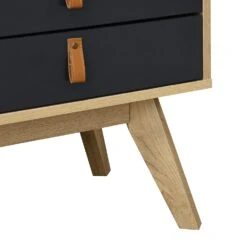 Tallis Two Tone Bedside Table With 2 Drawers 15 Tallis Two Tone Bedside Table With 2 Drawers -Best Furniture Shop BSD 034 detail3