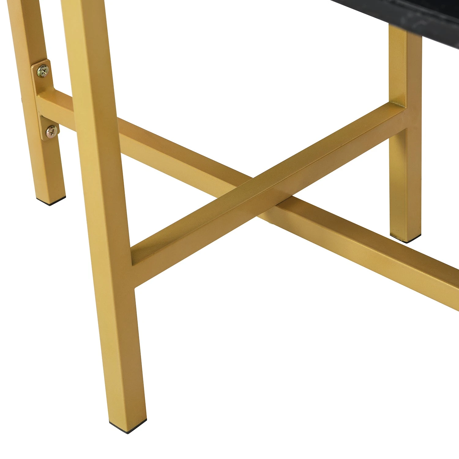 Sarina Black & White Marble Effect Oval Coffee Table 11 Sarina Black & White Marble Effect Oval Coffee Table - Image 11