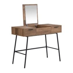 Selwyn Oak Effect Console Dressing Table 18 Selwyn Oak Effect Console Dressing Table -Best Furniture Shop BSD 062 WB2