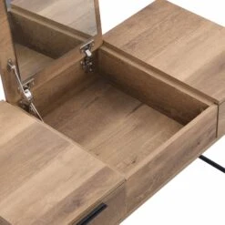 Selwyn Oak Effect Console Dressing Table 22 Selwyn Oak Effect Console Dressing Table -Best Furniture Shop BSD 062 detail1