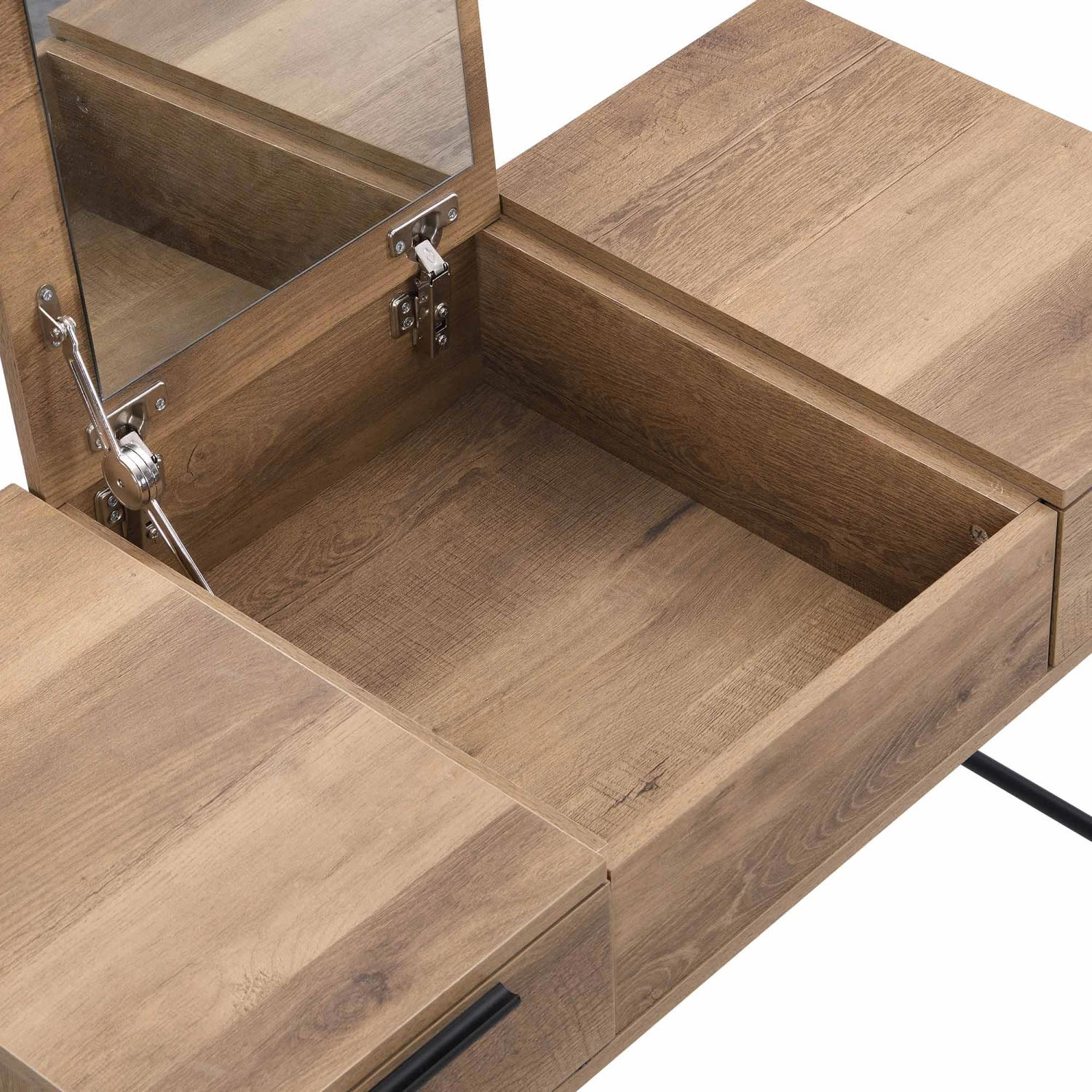 Selwyn Oak Effect Console Dressing Table 10 Selwyn Oak Effect Console Dressing Table - Image 10