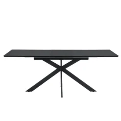 Varden Black Ceramic Extending Dining Table -Best Furniture Shop BSD 094 BLACK 1