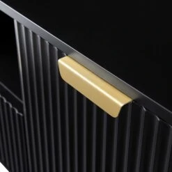 Richmond Ridged 120cm Wide TV Media Unit, Matte Black 21 Richmond Ridged 120cm Wide TV Media Unit, Matte Black -Best Furniture Shop BSD 106 BLACK detail3