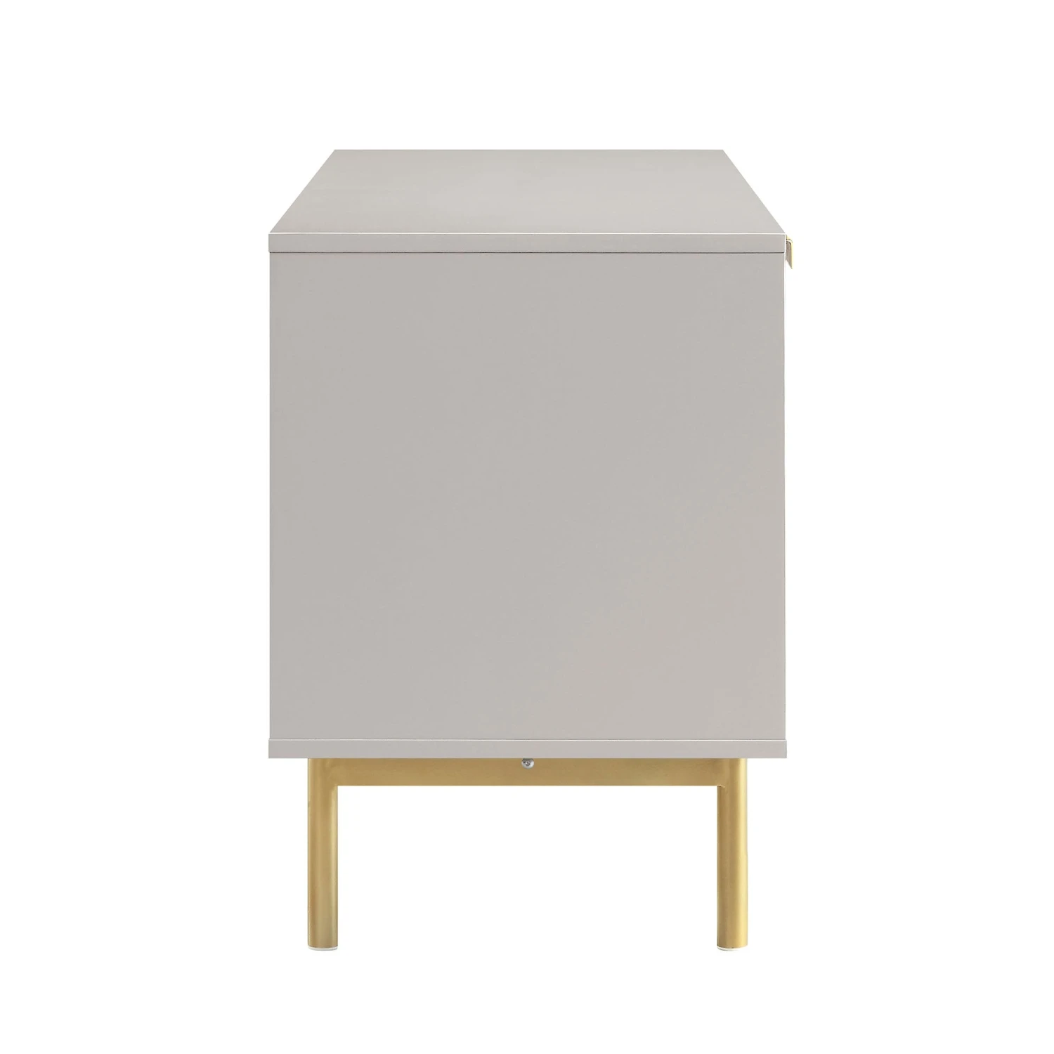 Richmond Ridged 120cm Wide TV Media Unit, Matte Taupe 8 Richmond Ridged 120cm Wide TV Media Unit, Matte Taupe - Image 8