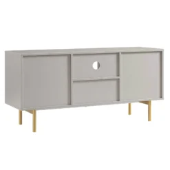 Richmond Ridged 120cm Wide TV Media Unit, Matte Taupe 21 Richmond Ridged 120cm Wide TV Media Unit, Matte Taupe -Best Furniture Shop BSD 106 TAUPE WB5