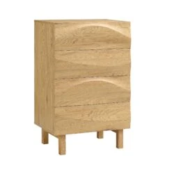 Moriko Chest Of 4 Drawers -Best Furniture Shop BSD 112 OAK WB1