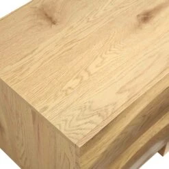 Moriko 2 Drawer Bedside Table -Best Furniture Shop BSD 113 OAK detail2