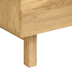 Moriko 2 Drawer Bedside Table -Best Furniture Shop BSD 113 OAK detail4