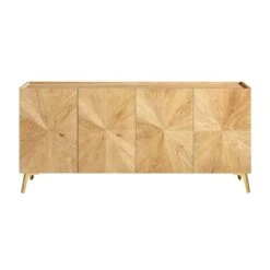 Bohdi Oak 160cm Wide Sideboard 13 Bohdi Oak 160cm Wide Sideboard -Best Furniture Shop BSD 115 OAK WB1