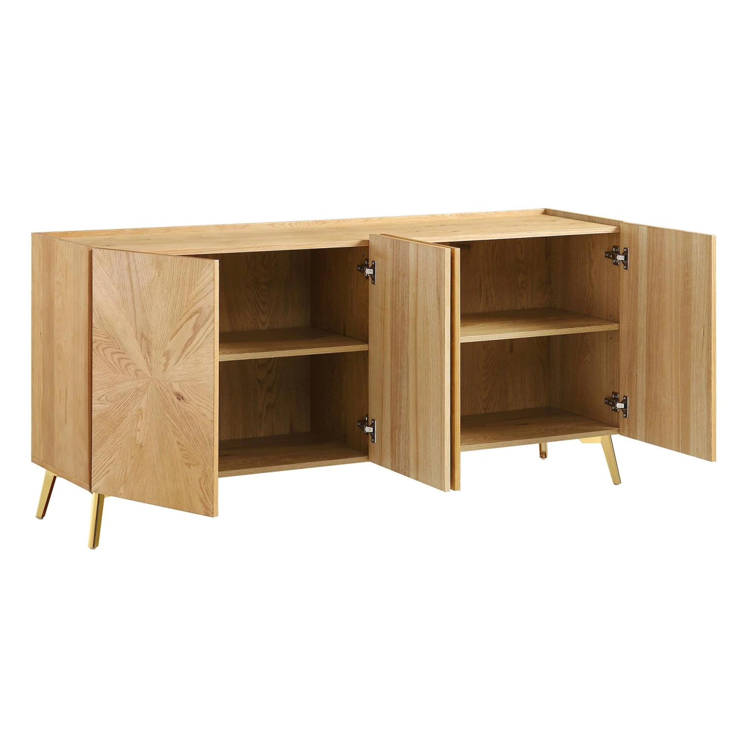Bohdi Oak 160cm Wide Sideboard 6 Bohdi Oak 160cm Wide Sideboard - Image 6
