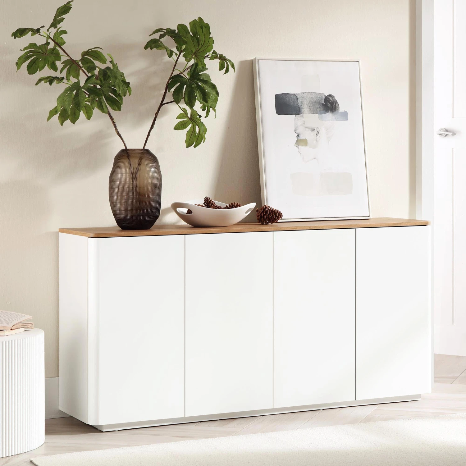 Agnes Curved Edge 150cm Wide Sideboard 1 Agnes Curved Edge 150cm Wide Sideboard
