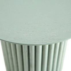 Maru Oak Round Side Table, Sage Green -Best Furniture Shop BSD 139 SAGE detail1