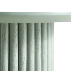 Maru Oak Round Side Table, Sage Green -Best Furniture Shop BSD 139 SAGE detail3