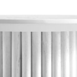 Maru Oak Round Side Table, Washed White -Best Furniture Shop BSD 139 WHITE detail2