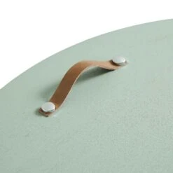 Maru Oak Round Coffee Table With Storage, Sage Green -Best Furniture Shop BSD 140 SAGE detail4