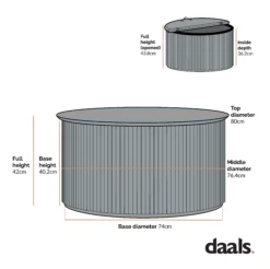 Maru Oak Round Coffee Table With Storage, Oak 19 Maru Oak Round Coffee Table With Storage, Oak -Best Furniture Shop BSD Maru BSD 140 2 4851400f e74e 4739 880f f871e1b894a0