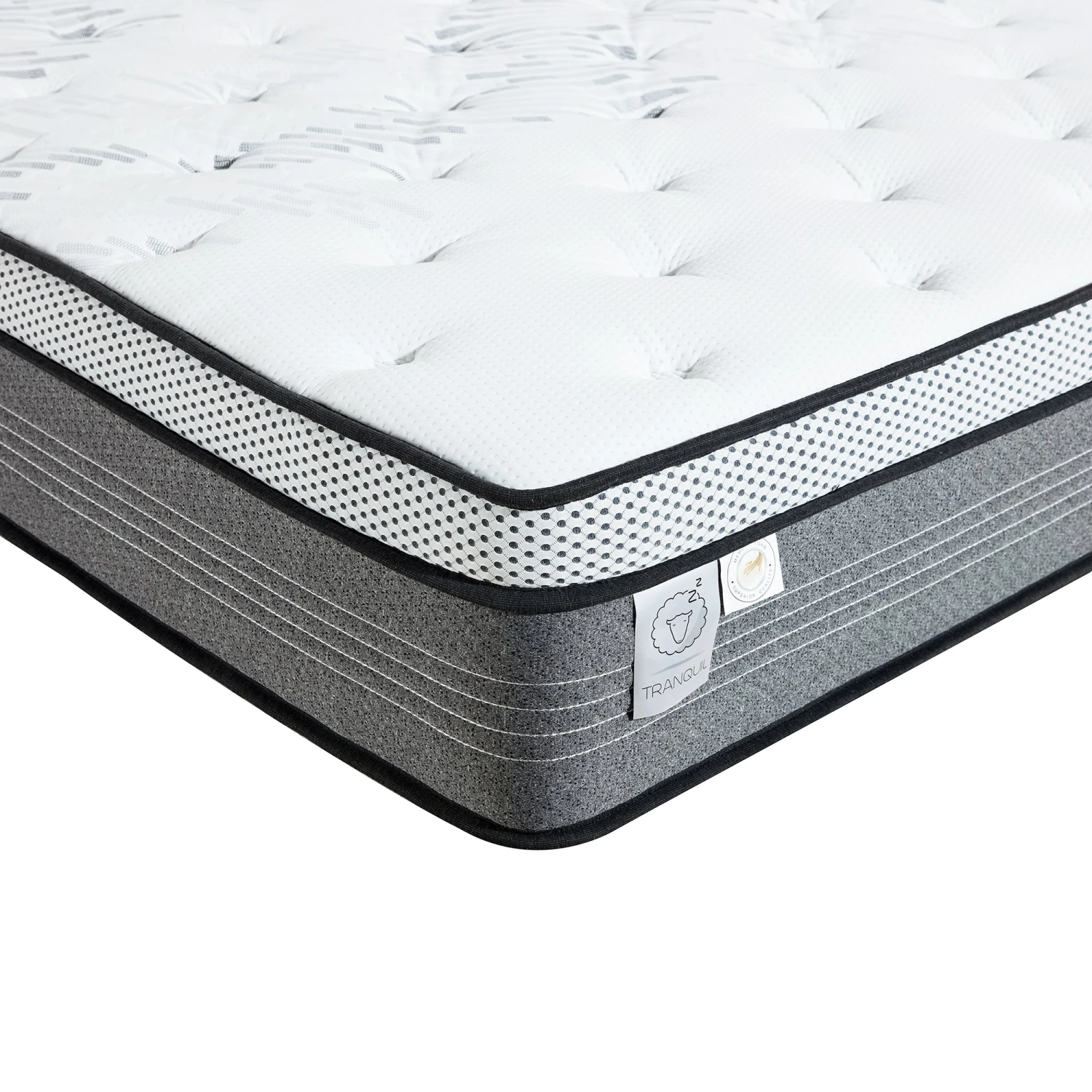 TRANQUIL Harvey Pocket Sprung With Memory Foam, Hybrid Deluxe Mattress 4 TRANQUIL Harvey Pocket Sprung With Memory Foam, Hybrid Deluxe Mattress - Image 4
