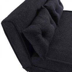 Algo Sofabed With Cushions In Charcoal Teddy Fabric 2 Seater 28 Algo Sofabed With Cushions In Charcoal Teddy Fabric 2 Seater -Best Furniture Shop D021B CHARCOAL TEDDY detail1