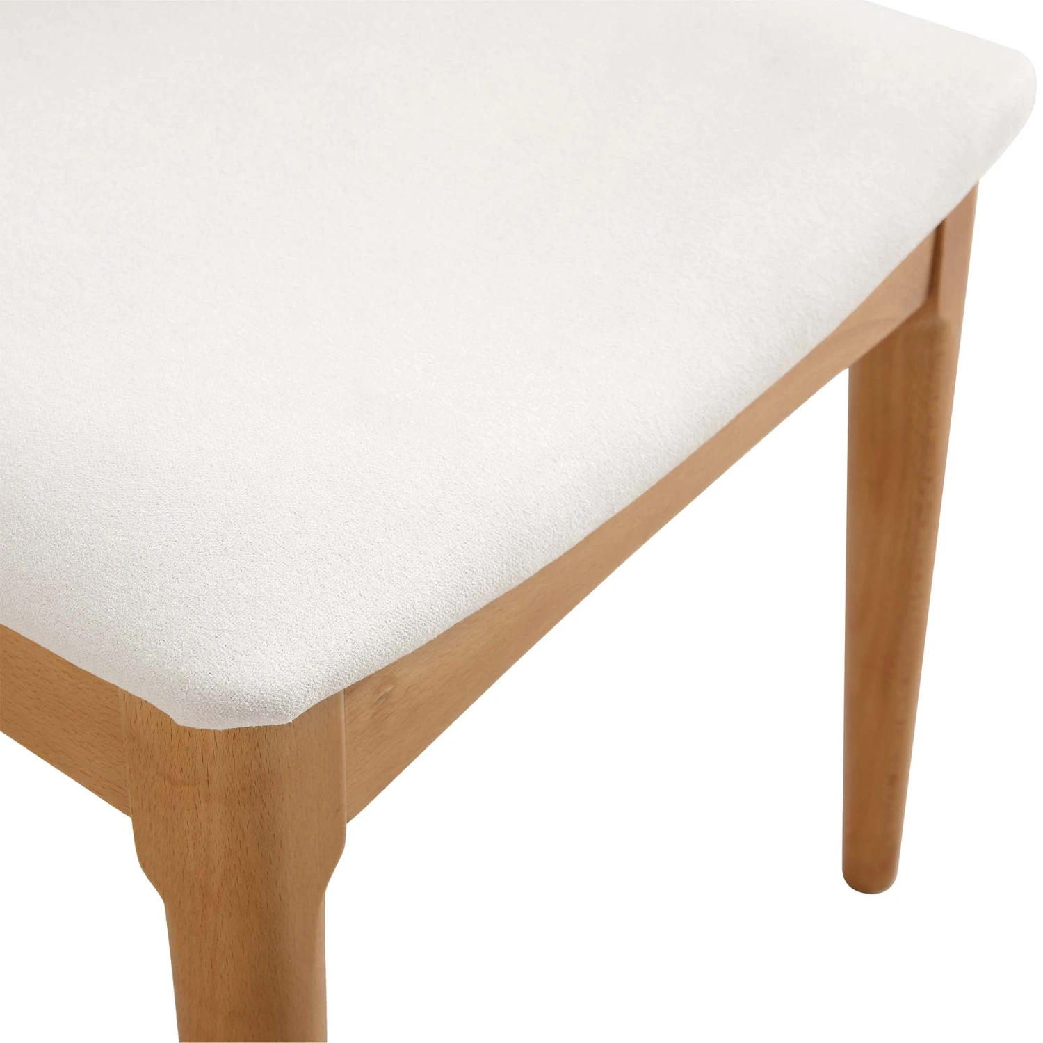 Arley Set Of 2 Beech Wood Dining Chairs, Natural And Beige 11 Arley Set Of 2 Beech Wood Dining Chairs, Natural And Beige - Image 11