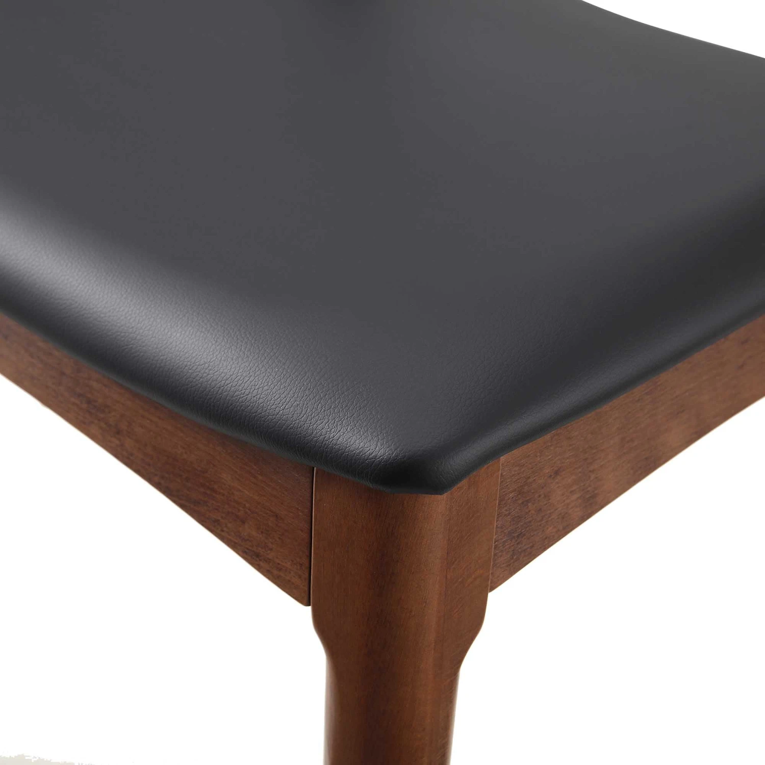 Arley Set Of 2 Beech Wood Dining Chairs, Walnut And Black 12 Arley Set Of 2 Beech Wood Dining Chairs, Walnut And Black - Image 12